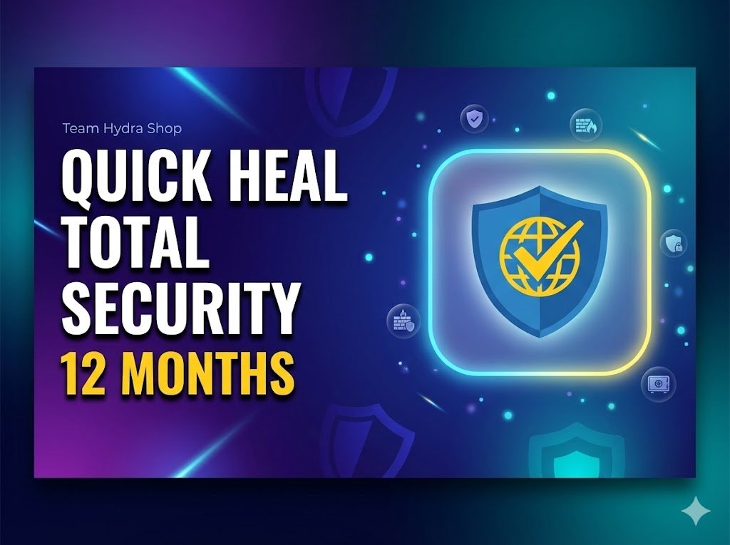 Quick Heal Total Security – 1 Year Official Subscription (Personal Email Activation)